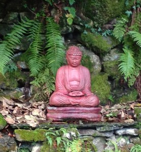 Buddha in the grounds of Mandala Ashram